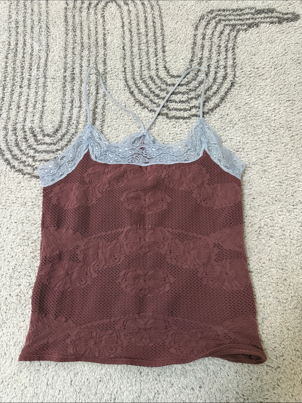 FP Lace Trim Tank Top